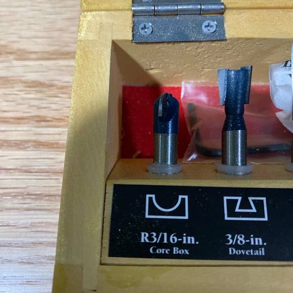 Companion Wood Router Bit Set with Case - Picture 3 of 6